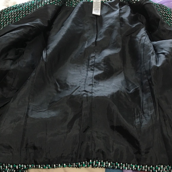 Vintage Open Blazer by VARIATIONS textured fringe - Picture 11 of 14